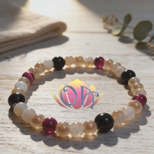 PULSEIRA ANCESTRAL COM TURMALINAS - ALQUIMIA ROSA PULSEIRA ANCESTRAL COM TURMALINAS - ALQUIMIA ROSA